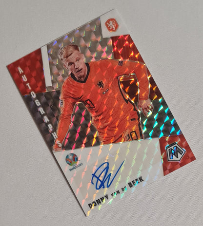 Donny van de Beek - 2021 Panini Mosaic UEFA Auto #AM-VDB