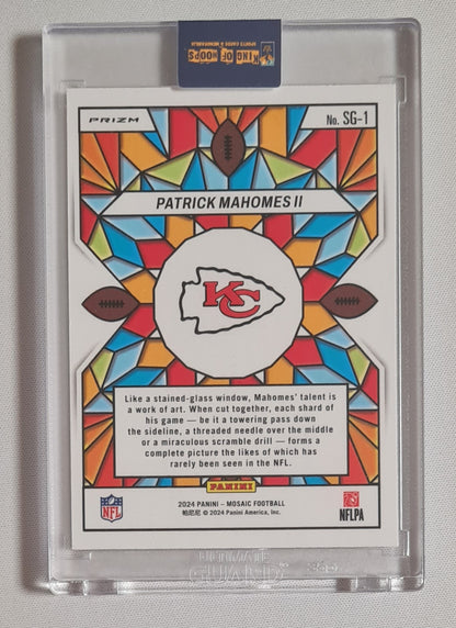 Patrick Mahomes - 2024 Panini Mosaic Stained Glass #SG-1