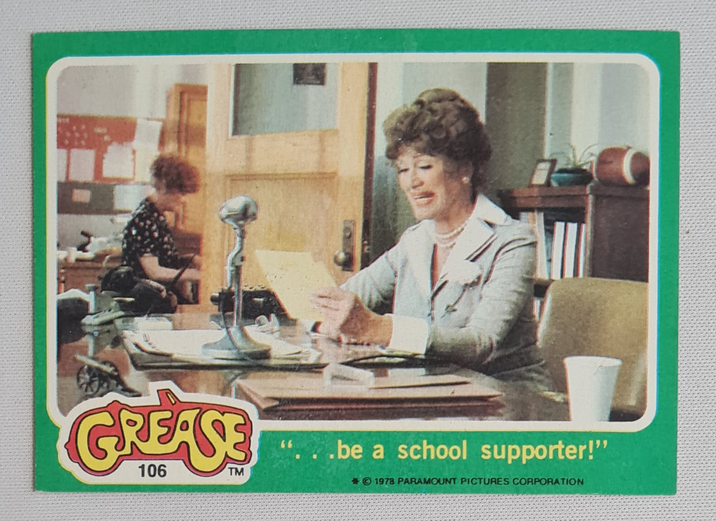 Grease - 1978  Paramount Pictures "... be a school Supporter!" 106