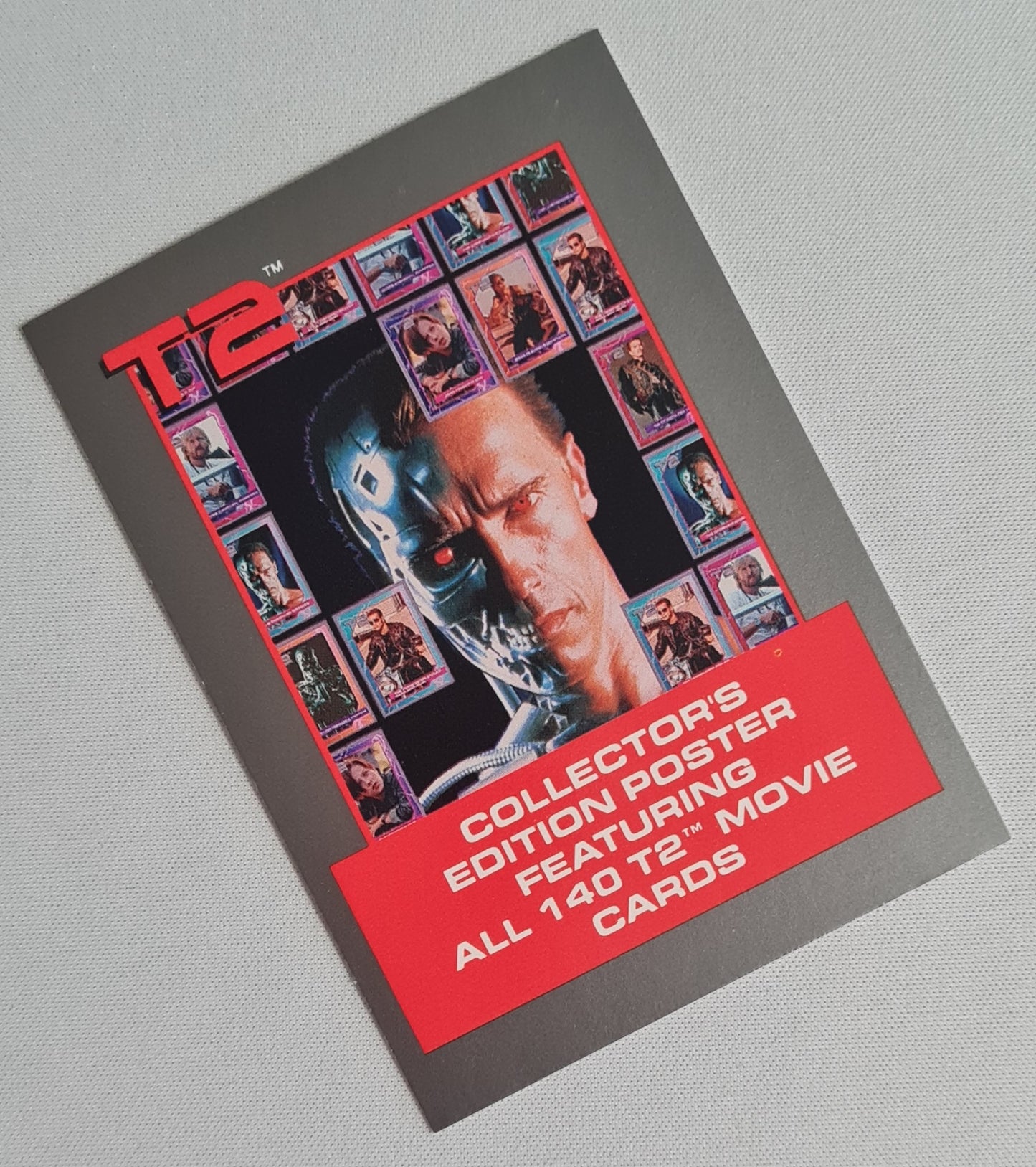 Terminator 2 - 1991 Carolco Pictures Collectors Edition Poster (Card) Featuring all 140 T2 Movie Cards