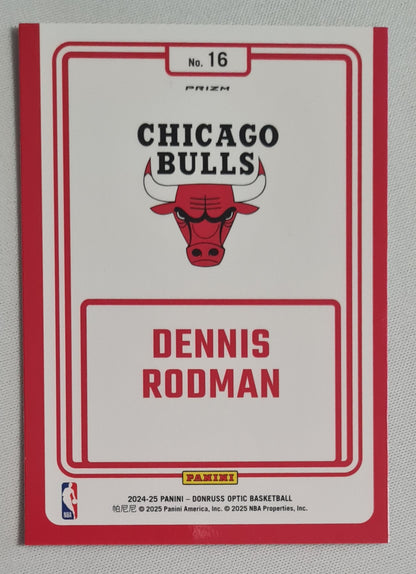 Dennis Rodman - 2024/25 Panini Donruss Optic Basketball NBA Chicago Bulls #16 Prizm