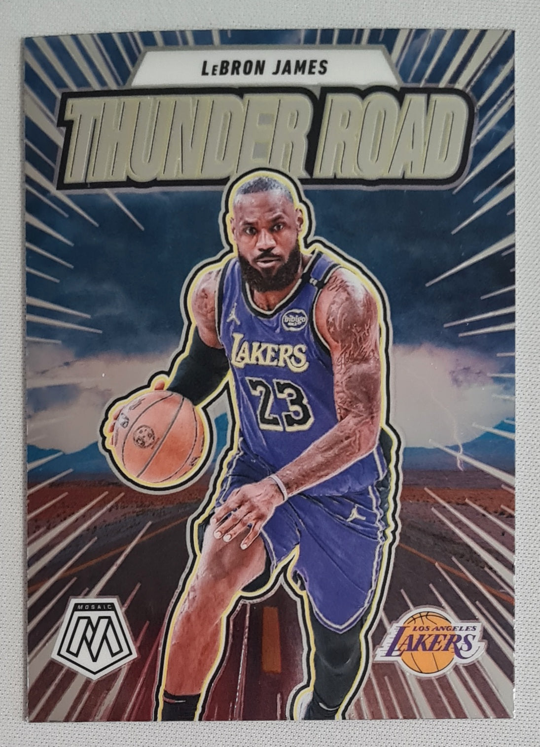 Lebron James - 2024/25 Panini Mosaic Basketball NBA LA Lakers - Thunder Road - #3