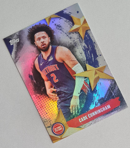 Cade Cunningham - 2025 Topps Basketball Stars of NBA - NBA Detroit Pistons #SA-14 Refractor