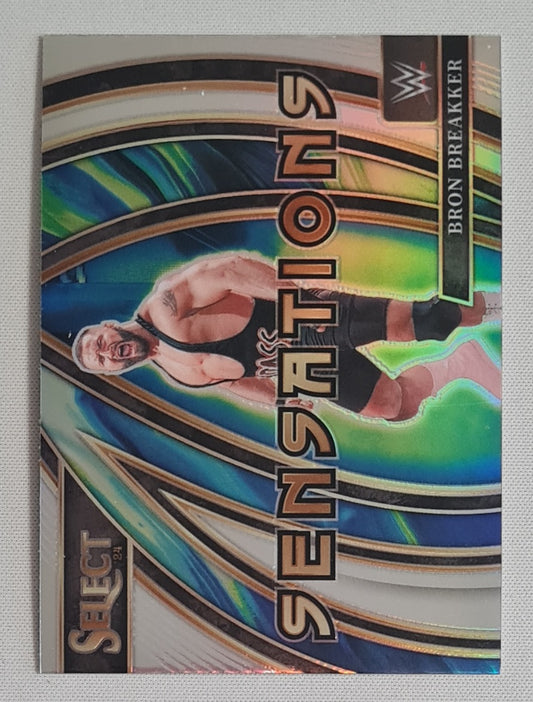 Bron Breakker - 2024 Panini Select WWE Wrestling Sensations RAW #4 Prizm