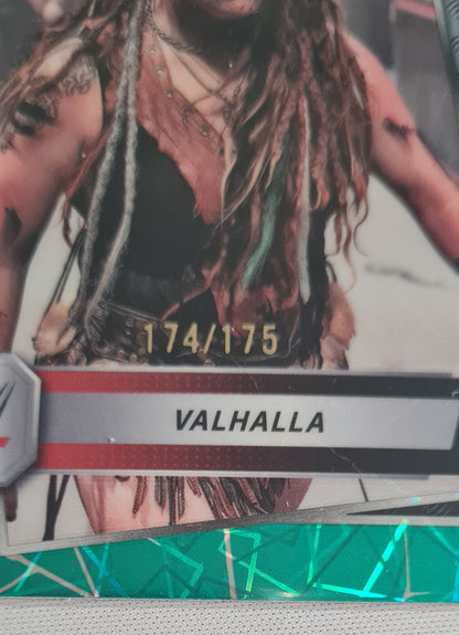 Valhalla - 2025 Topps Chrome WWE Wrestling RAW #179 Green Laser /175