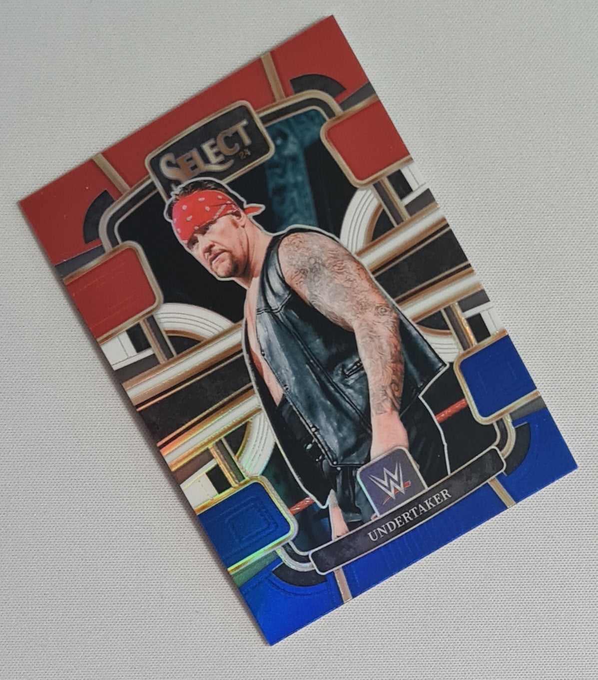 Undertaker - 2024 Panini Select WWE Wrestling Legends #17 Red/White/Blue Concourse