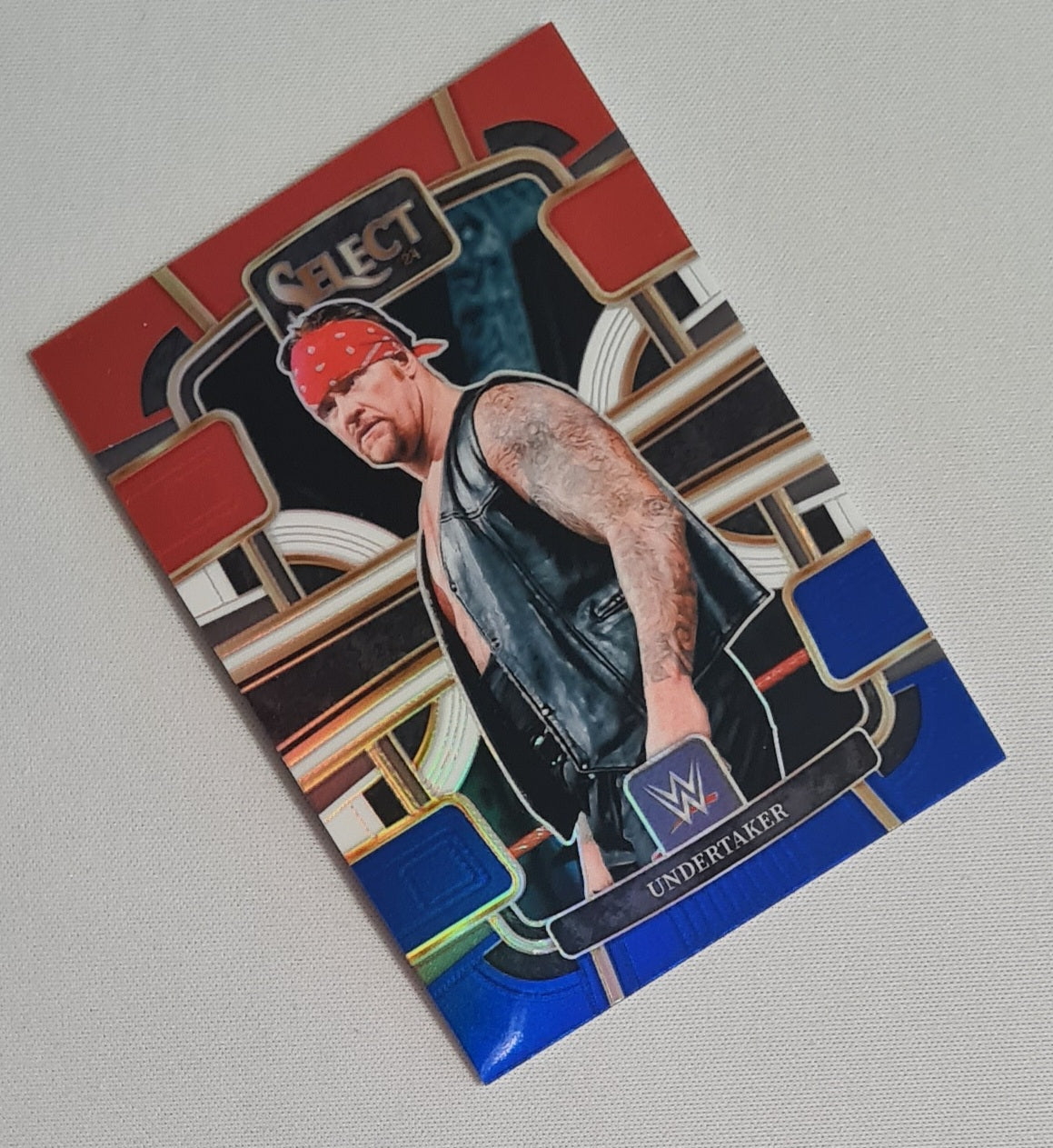 Undertaker - 2024 Panini Select WWE Wrestling Legends #17 Red/White/Blue Concourse