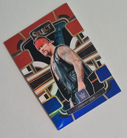 Undertaker - 2024 Panini Select WWE Wrestling Legends #17 Red/White/Blue Concourse