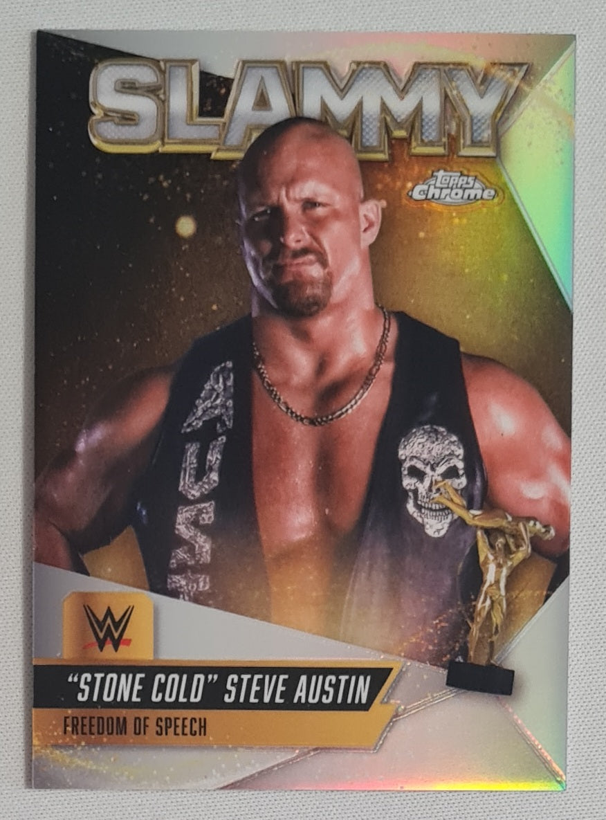 Stone Cold Steve Austin - 2025 Topps Chrome SLAMMY - 1997 Freedom of Speech - WWE Wrestling #SMY-SCS