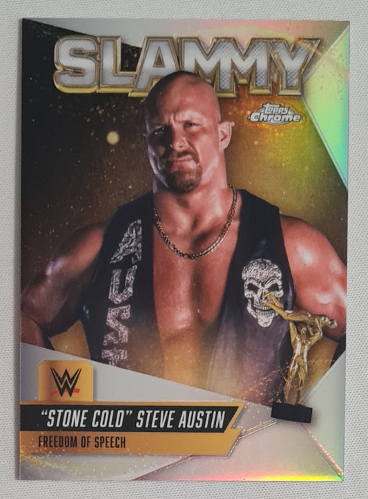 Stone Cold Steve Austin - 2025 Topps Chrome SLAMMY - 1997 Freedom of Speech - WWE Wrestling #SMY-SCS