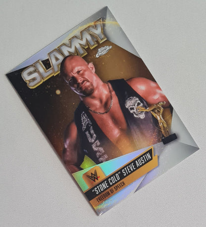 Stone Cold Steve Austin - 2025 Topps Chrome SLAMMY - 1997 Freedom of Speech - WWE Wrestling #SMY-SCS