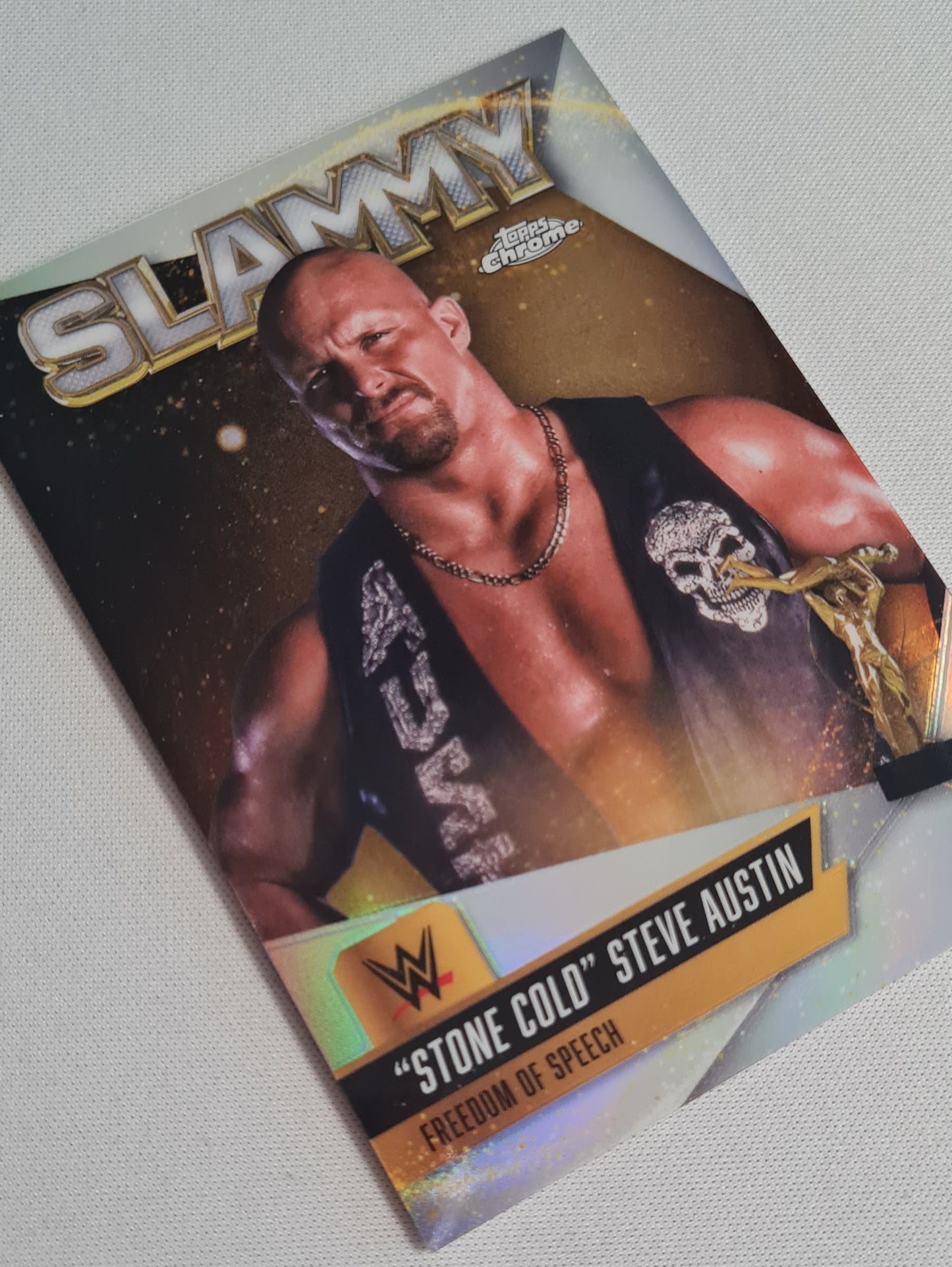 Stone Cold Steve Austin - 2025 Topps Chrome SLAMMY - 1997 Freedom of Speech - WWE Wrestling #SMY-SCS