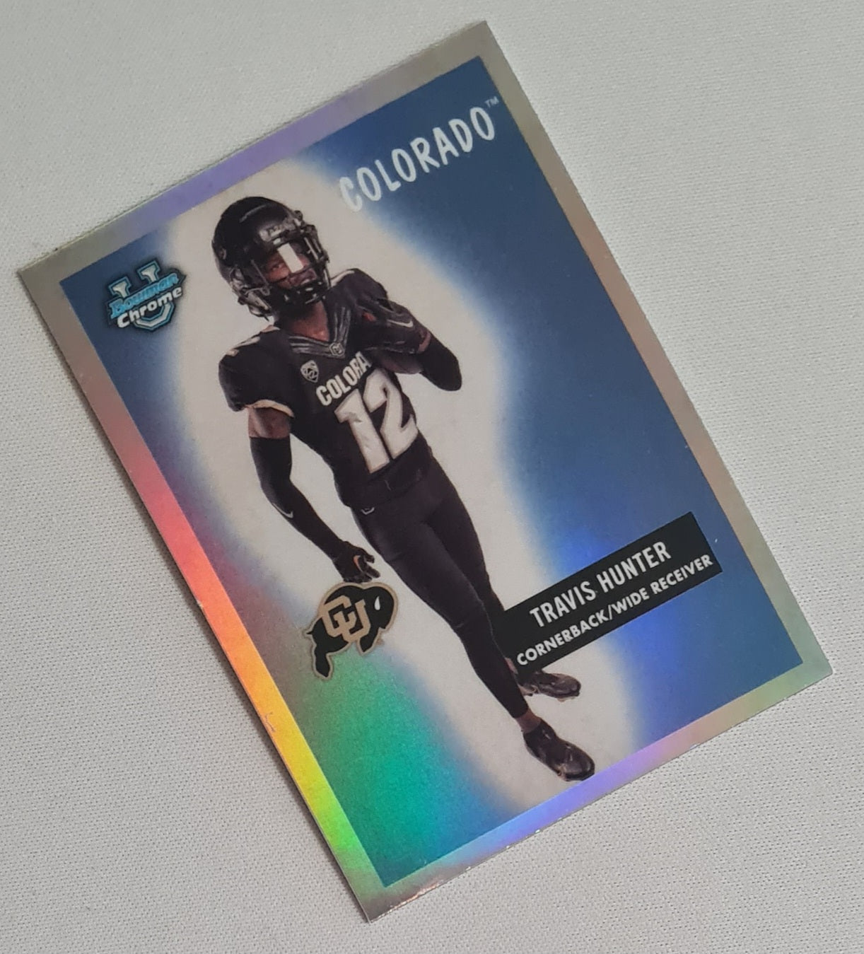 Travis Hunter - 2023 Topps Bowman Chrome Colorado #55BF-10 Refractor
