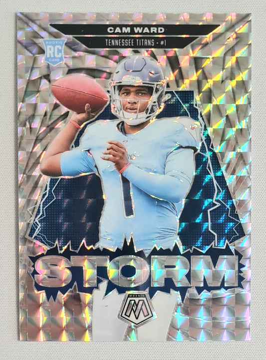 Cam Ward - 2025 Panini Mosaic Football - STORM - NFL Tennessee Titans #2
