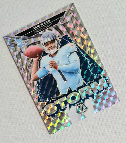 Cam Ward - 2025 Panini Mosaic Football - STORM - NFL Tennessee Titans #2