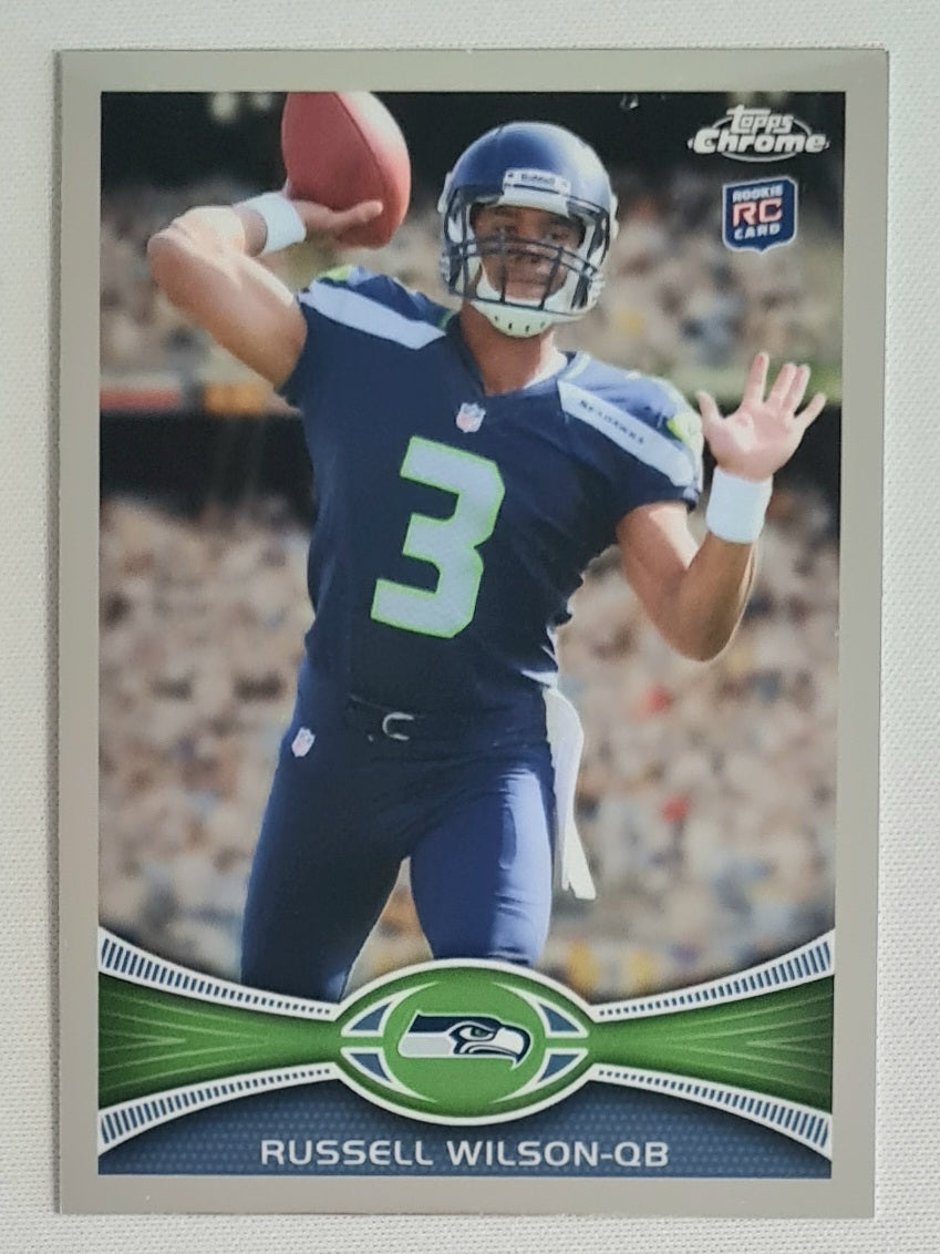 Russell Wilson - 2012 Topps Chrome Football NFL Seattle Seahawks (RC) #40