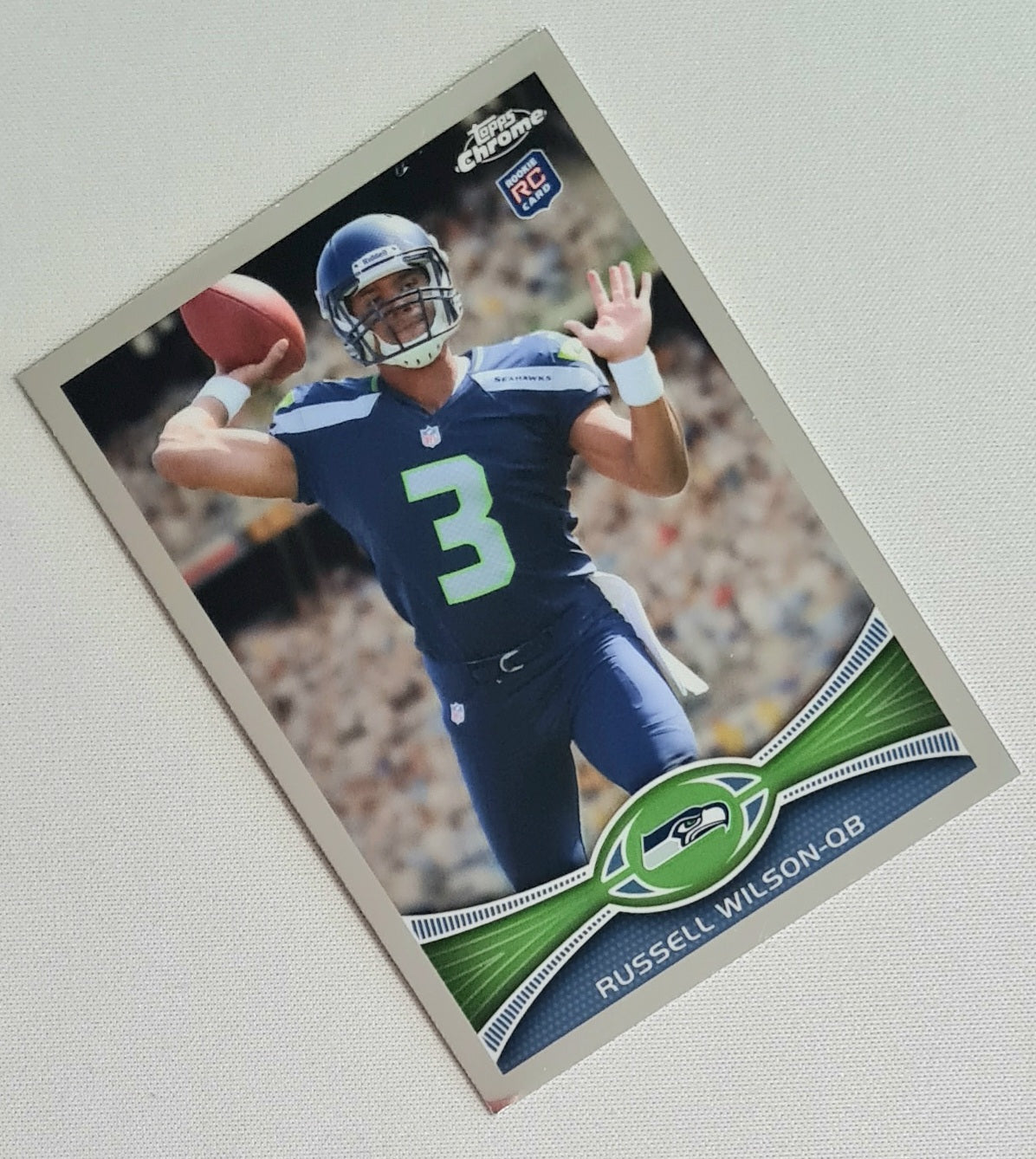 Russell Wilson - 2012 Topps Chrome Football NFL Seattle Seahawks (RC) #40