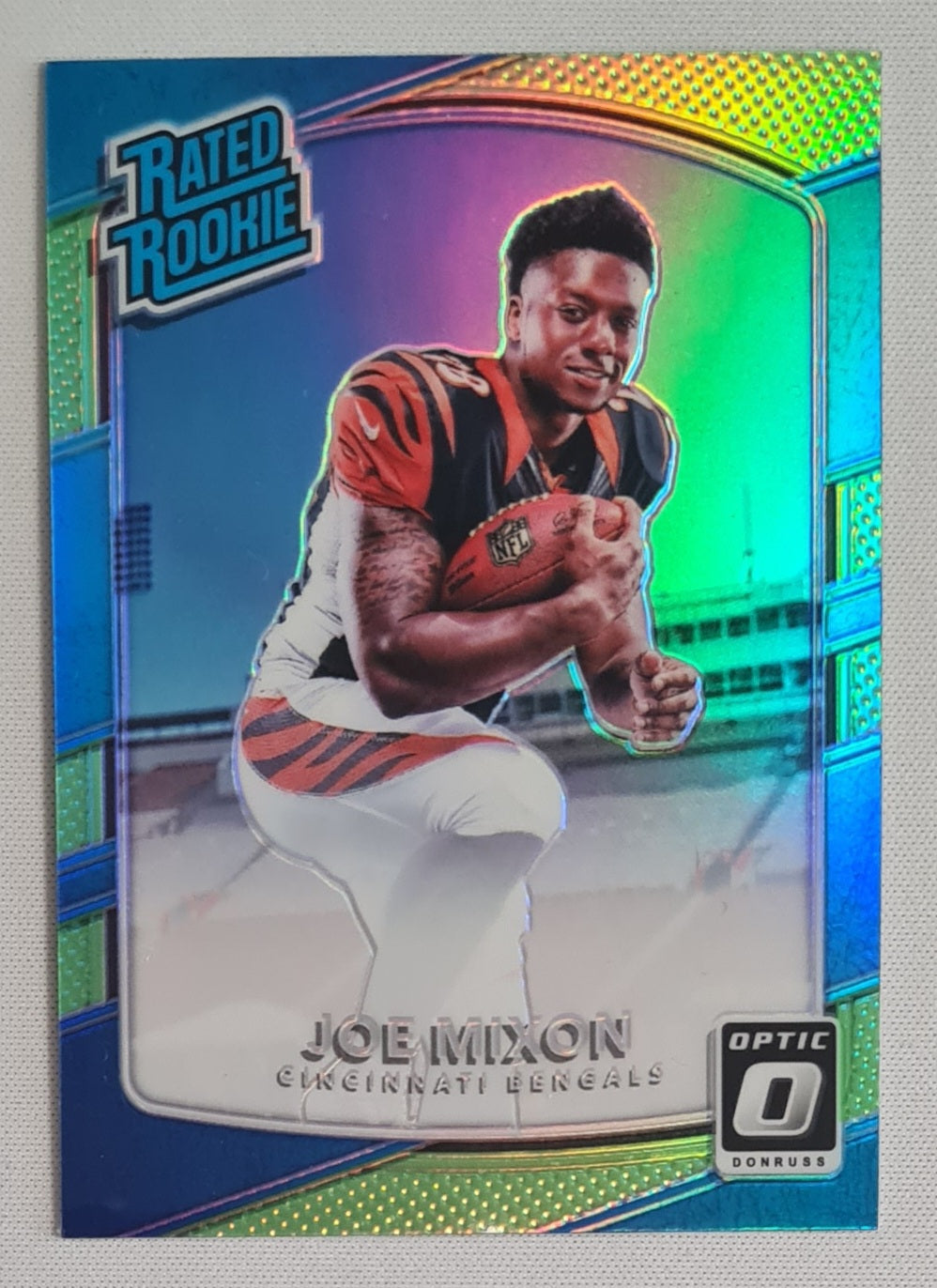 Joe Mixon - 2017 Panini Donruss Optic Football NFL Cincinnati Bengals Rated Rookie #185 Holo