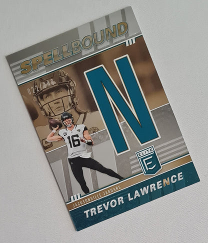 Trevor Lawrence - 2022 Panini Donruss Elite Football NFL Jacksonville Jaguars Spellbound Letter N #SB-TL6