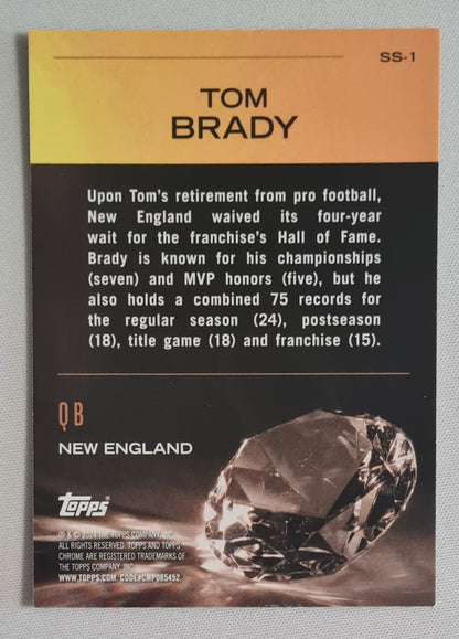 Tom Brady - 2024 Topps Football - Sunday Swag - NFL New England Patriots #SS-1