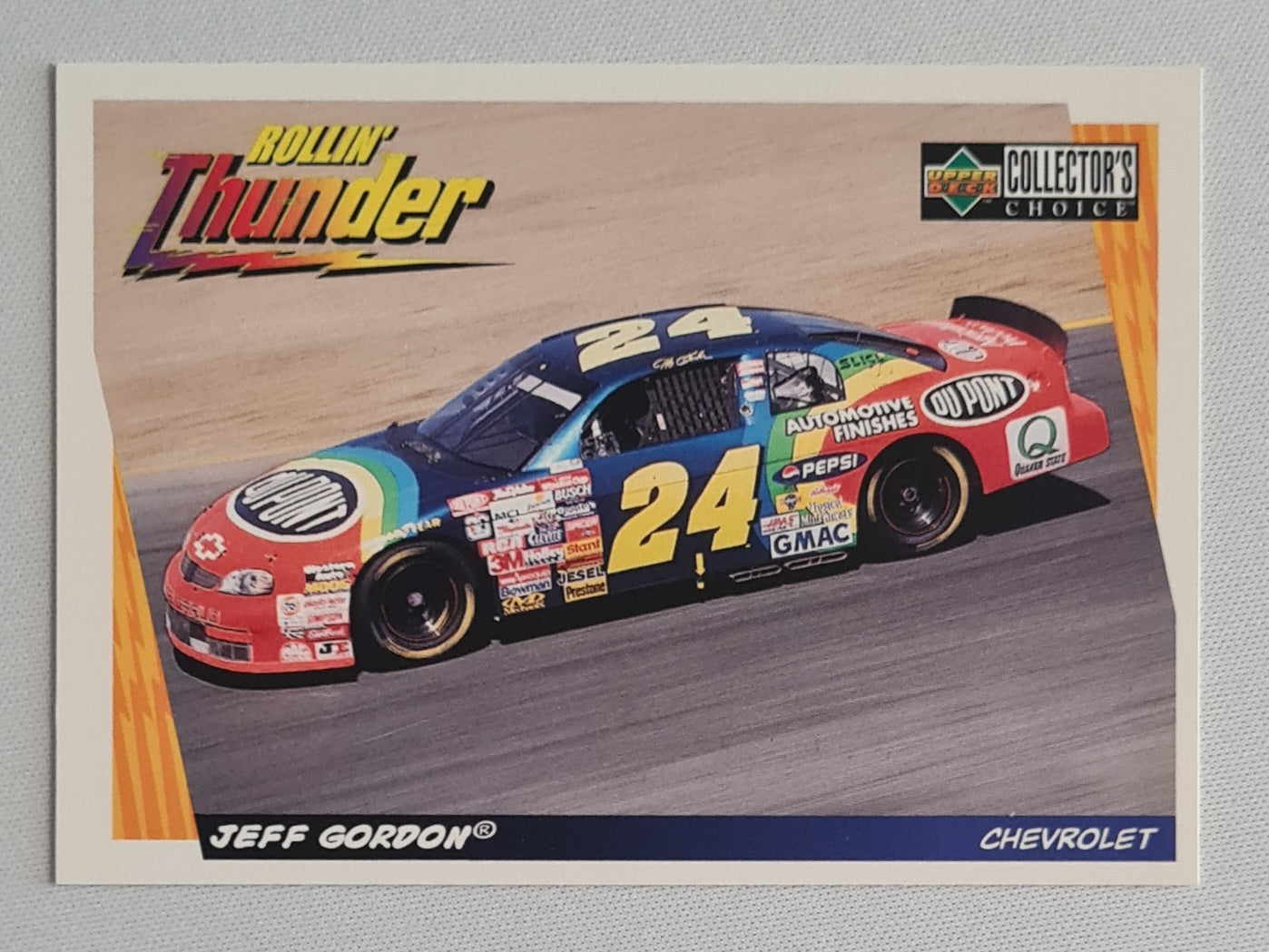 Jeff Gordon - 1997 Upper Deck Collector's Choice NASCAR Rollin' Thunder Chevrolet #60 (2 of 4)