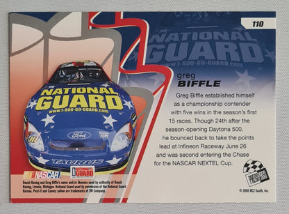 Greg Biffle - 2005 RCS2 Presspass NASCAR Nextel Cup Series "Chase for the Nextel Cup 2005" #110