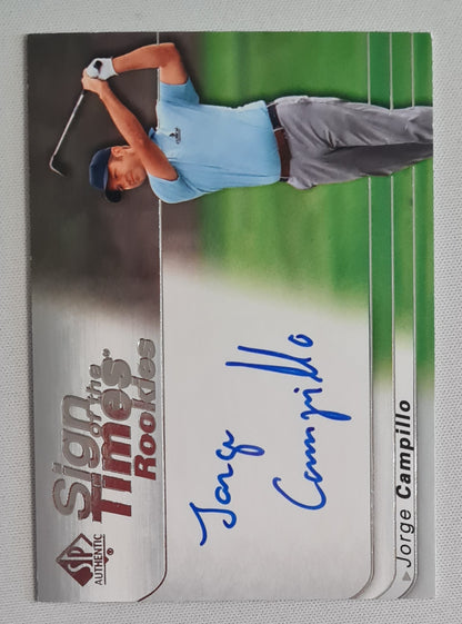 Jorge Campillo - 2021 Upper Deck SP Authentic Golf Sign of the Times Rookies #SOTTR-JC /Autograph