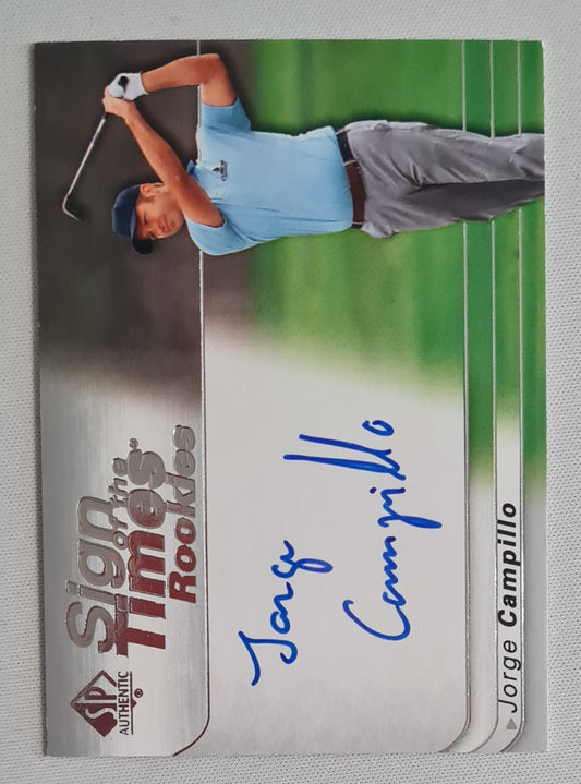 Jorge Campillo - 2021 Upper Deck SP Authentic Golf Sign of the Times Rookies #SOTTR-JC /Autograph