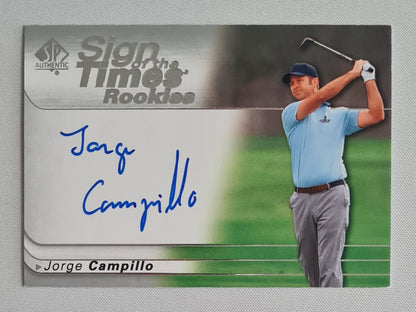 Jorge Campillo - 2021 Upper Deck SP Authentic Golf Sign of the Times Rookies #SOTTR-JC /Autograph
