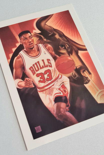 Scottie Pippen - 1991 NBA Hoops Basketball Chicago Bulls #506