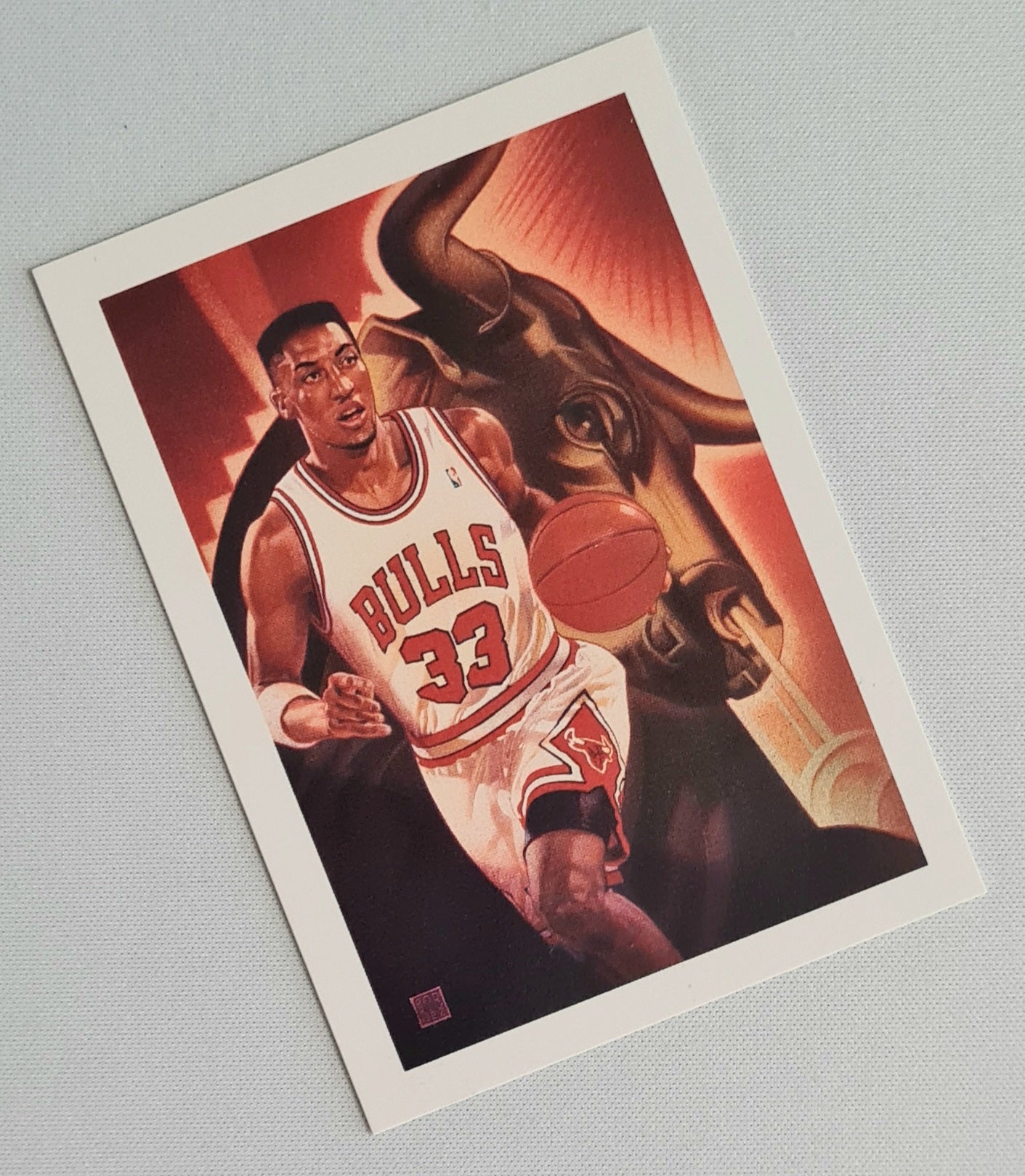 Scottie Pippen - 1991 NBA Hoops Basketball Chicago Bulls #506