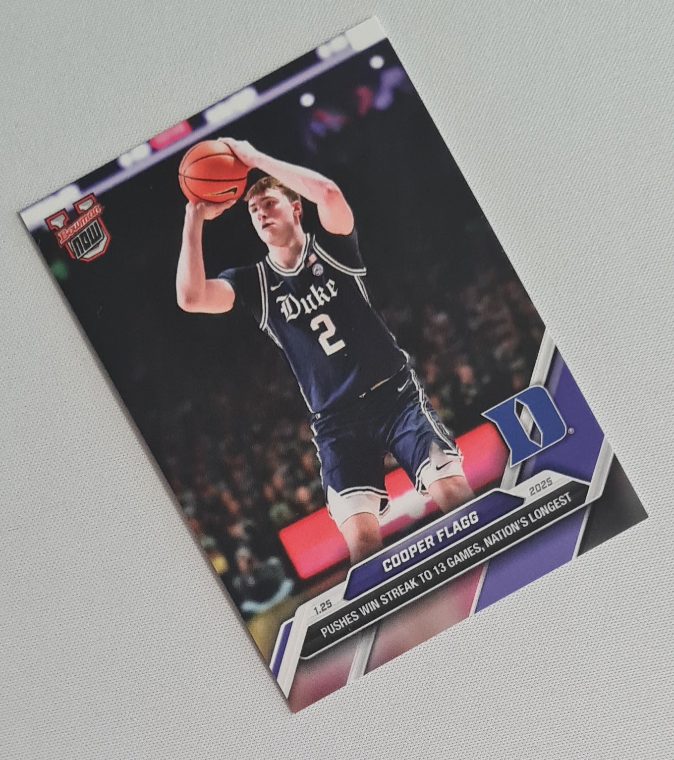 Cooper Flagg - 2025 Topps Now Basketball Duke University #51