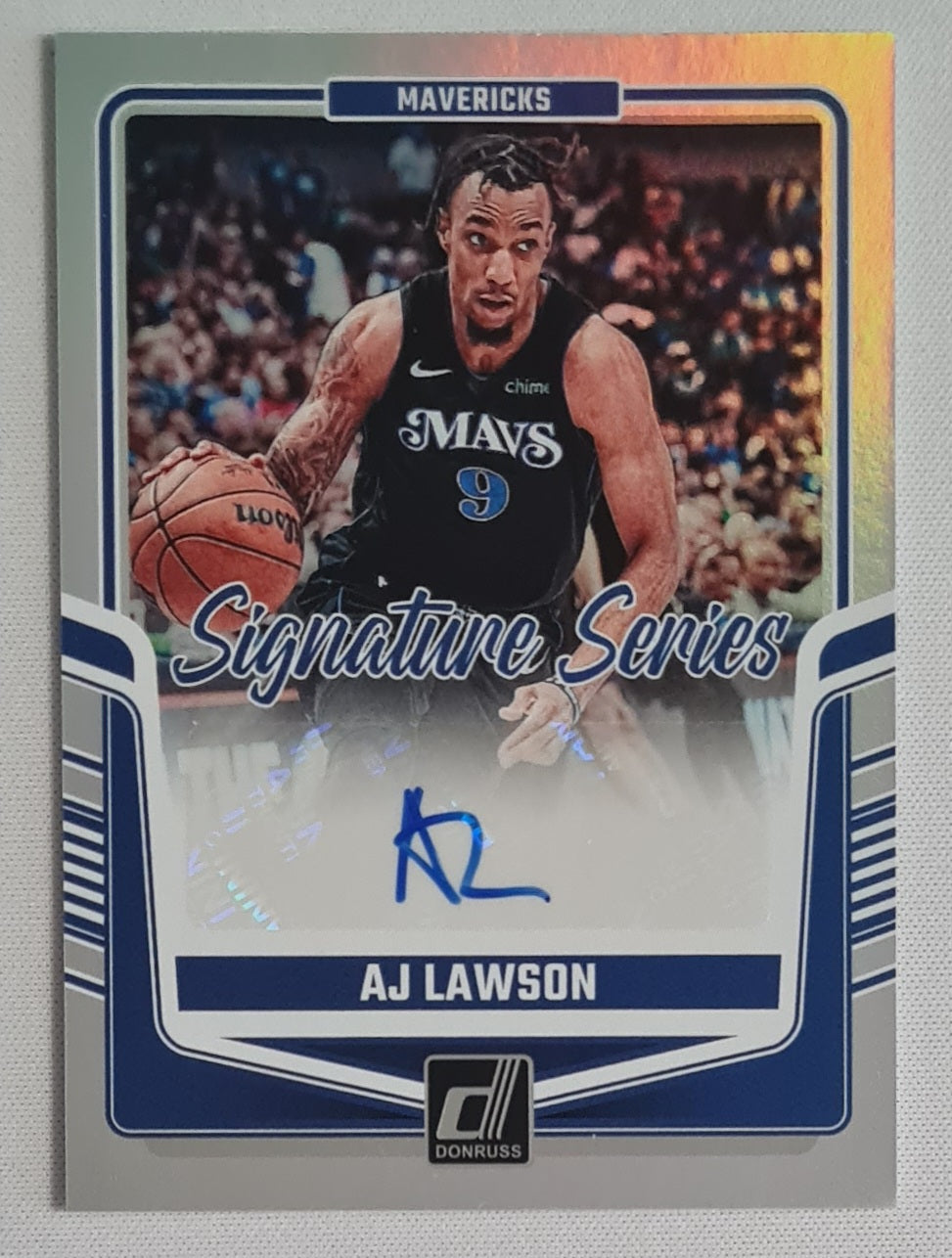 AJ Lawson - 2024/25 Panini Donruss Basketball NBA Dallas Mavericks Signature Series #SS-AJL /Auto