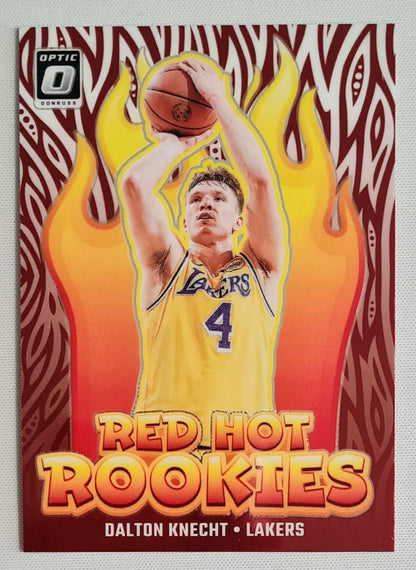 Dalton Knecht - 2024/25 Panini Donruss Optic RED HOT ROOKIES Basketball NBA LA Lakers #10