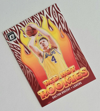 Dalton Knecht - 2024/25 Panini Donruss Optic RED HOT ROOKIES Basketball NBA LA Lakers #10