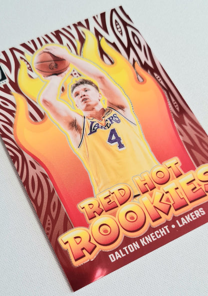 Dalton Knecht - 2024/25 Panini Donruss Optic RED HOT ROOKIES Basketball NBA LA Lakers #10