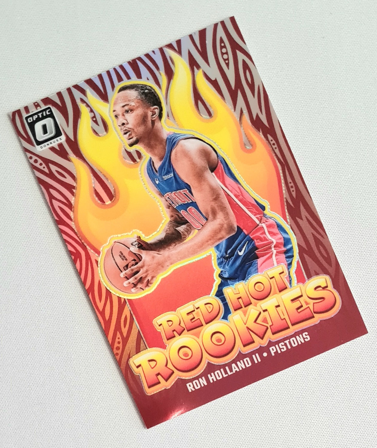 Ron Holland II - 2024/25 Panini Donruss Optic RED HOT ROOKIES Basketball NBA Detroit Pistons #6