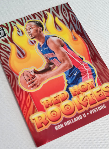 Ron Holland II - 2024/25 Panini Donruss Optic RED HOT ROOKIES Basketball NBA Detroit Pistons #6