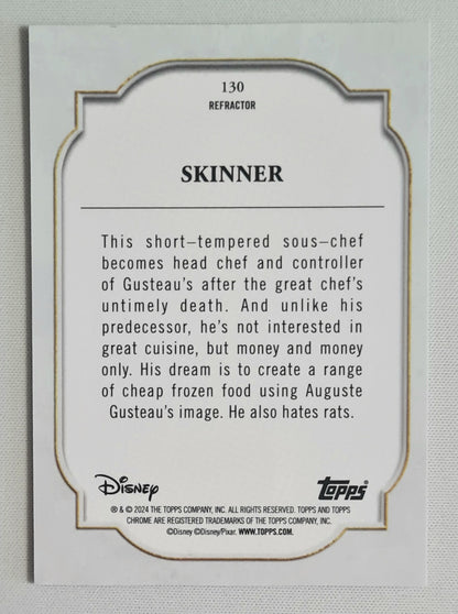 Skinner - 2024 Topps Chrome Disney Pixar #130 Refractor