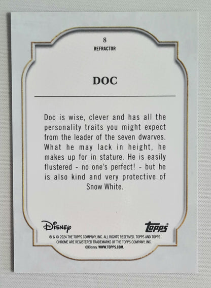 Doc - 2024 Topps Chrome Disney Pixar #8 Refractor