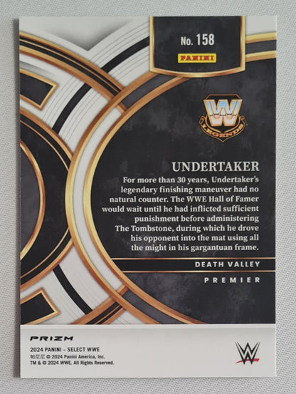 Undertaker - 2024 Panini Prizm Select WWE Wrestling Legends #158 Premier Refractor
