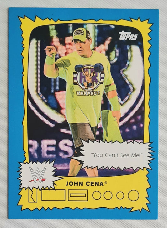 John Cena - 2021 Topps WWE Wrestling "The Superstars Speak!" #SS-4