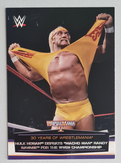 Hulk Hogan - 2014 Topps WWE Wrestling WrestleMania V #10 of 60