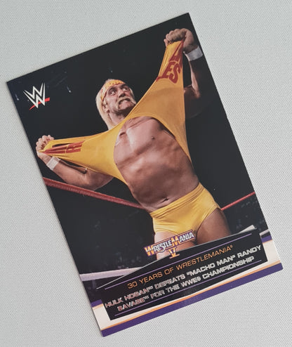 Hulk Hogan - 2014 Topps WWE Wrestling WrestleMania V #10 of 60