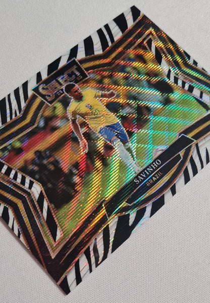 Savinho - 2024/25 Panini Select FIFA Soccer National Team Brasil #229 Field Level Zebra