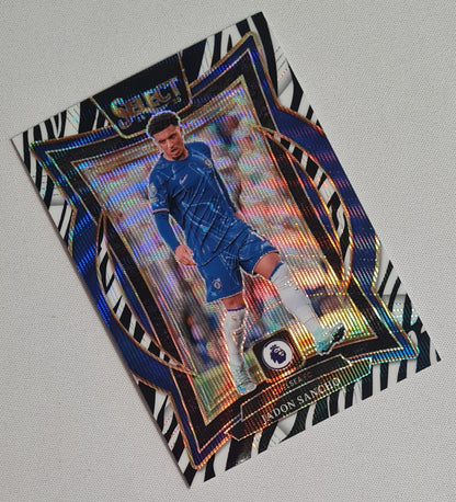 Jadon Sancho - 2024/25 Panini Select FIFA Soccer Chelsea C.F. #57 Terrace Zebra