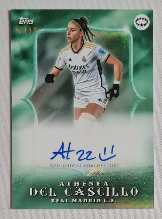 Athenea Del Cascillo - 2024 Topps Real Madrid (CL) /99 /On Card Autograph