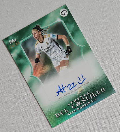 Athenea Del Cascillo - 2024 Topps Real Madrid (CL) /99 /On Card Autograph