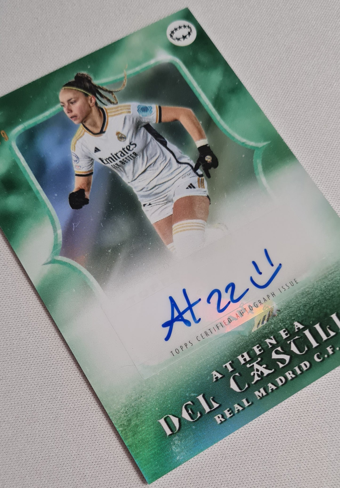 Athenea Del Cascillo - 2024 Topps Real Madrid (CL) /99 /On Card Autograph