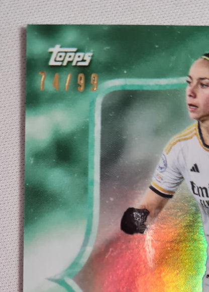Athenea Del Cascillo - 2024 Topps Real Madrid (CL) /99 /On Card Autograph